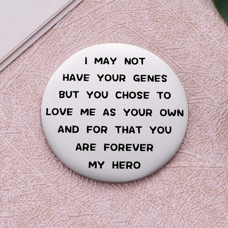 Aesnefe Pocket Hug Token Inspirational Reminder Gifts Mental Health Thinking of You Gift Self Love with PU Leather Keychain - Image 2